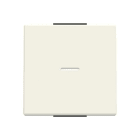 NIESSEN - Tecla interruptor Serie de lujo con visor blanco essence