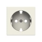 NIESSEN - Tapa base enchufe Schuko plano Serie de lujo blanco essence