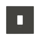 NIESSEN - Tapa cargador USB simple Serie de lujo negro essence