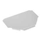 PEMSA - Tapa para la derivación T Click de las bandejas Pemsaband® e Inducanal®, ancho 100 mm, en acero, acabado sendzimir PG