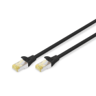 DIGITUS - CAT 6A S-FTP PATCH CORD, CU, LSZH AWG 26/7, LENGTH 1 M, COLOR BLACK