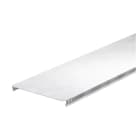 PEMSA - Tapa recta para cubrir tramos de bandejas, ancho 100 mm, en acero, acabado galvanizado caliente GC
