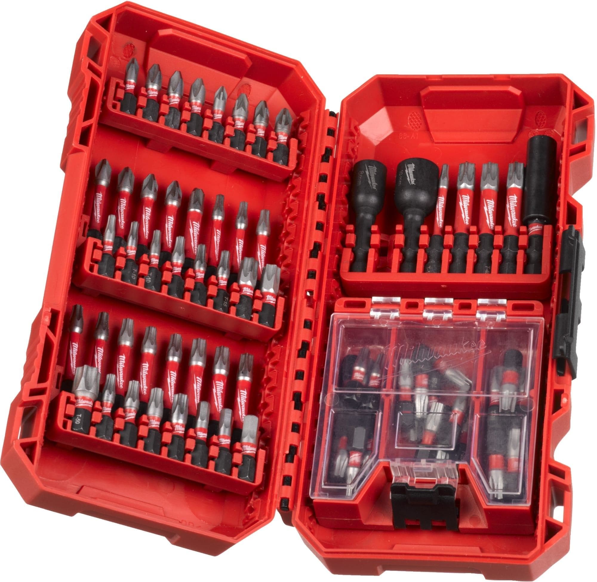 MILWAUKEE - ESTUCHE DE 75 PIEZAS SHOCKWAVE AJUSTA A PACKOUT