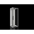 RITTAL - Rack VX/IT estándar puerta transparente 600x1800x600mm RAL 7035 para redes / servidores con guías perfil de 19"