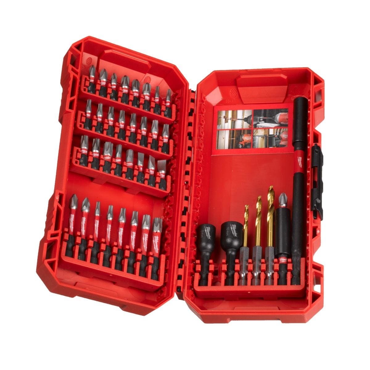 MILWAUKEE - ESTUCHE DE 40 PIEZAS SHOCKWAVE AJUSTA A PACKOUT
