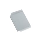 PEMSA - Tapa para el cambio de nivel cóncavo Click de las bandejas Pemsaband® e Inducanal®, ancho 100 mm, en acero, acabado galvanizado caliente GC