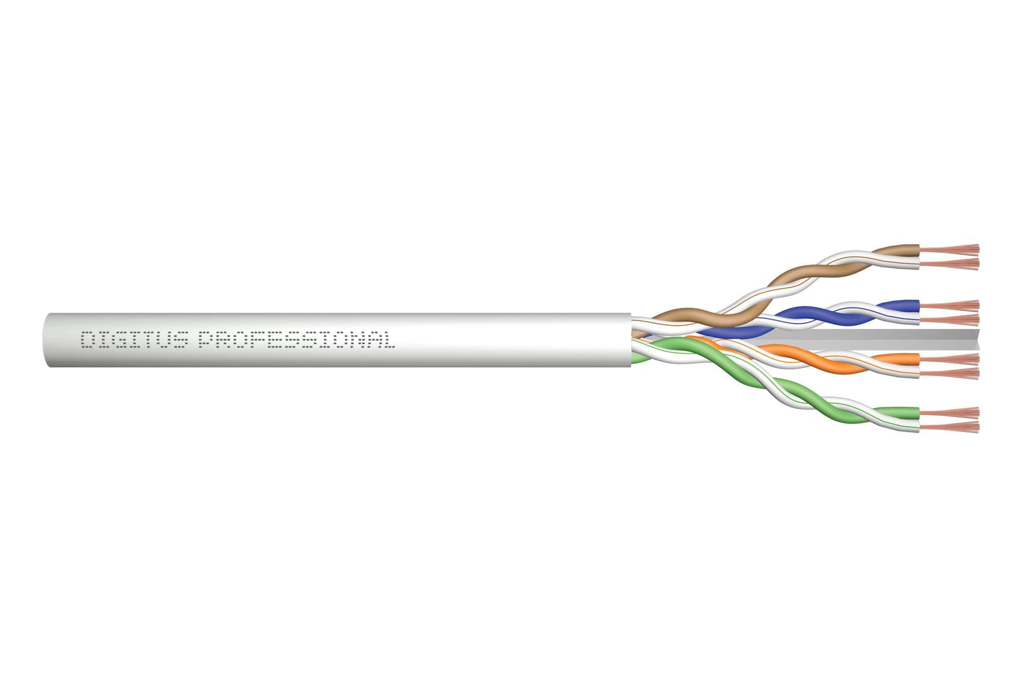 DIGITUS - CAT 6 U-UTP PATCH CABLE, RAW LENGTH 100 M, PAPER B