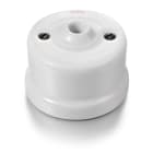 FONTINI - SALIDA DE CABLES PORCELANA BLANCA