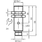 PEPPERL FUCHS - NEB12-18GM50-E2-V1 SENSOR INDUCTIVO 18MM