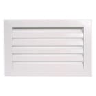 AIRZONE - Rejilla retorno lamas grande clip 600x500mm blanco