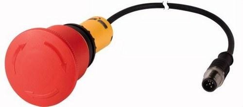EATON - Pulsador de parada emergencia C22-PVT45P-K02-P10 compacto 22mm diámetro 45mm desenclavamiento por giro 2 NC