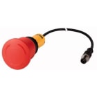 EATON - Pulsador de parada emergencia C22-PVT45P-K02-P10 compacto 22mm diámetro 45mm desenclavamiento por giro 2 NC