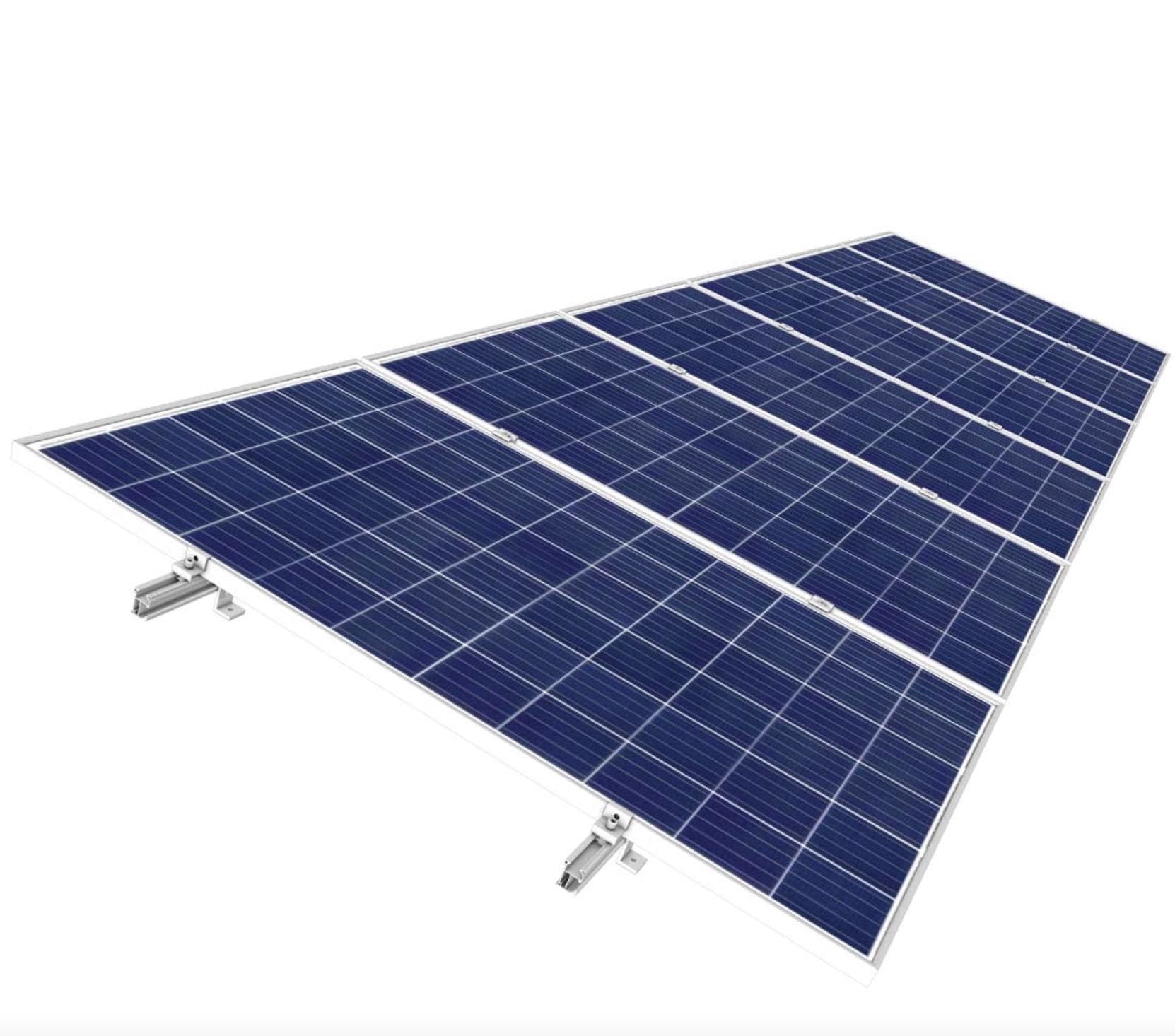 SOP SOLARES - KIT ESTRUCTURA COPLANAR 4 PANELES CUBIERTA TEJA