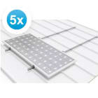 SOP SOLARES - KIT ESTRUCTURA COPLANAR 5 PANELES CUBIERTA CHAPA