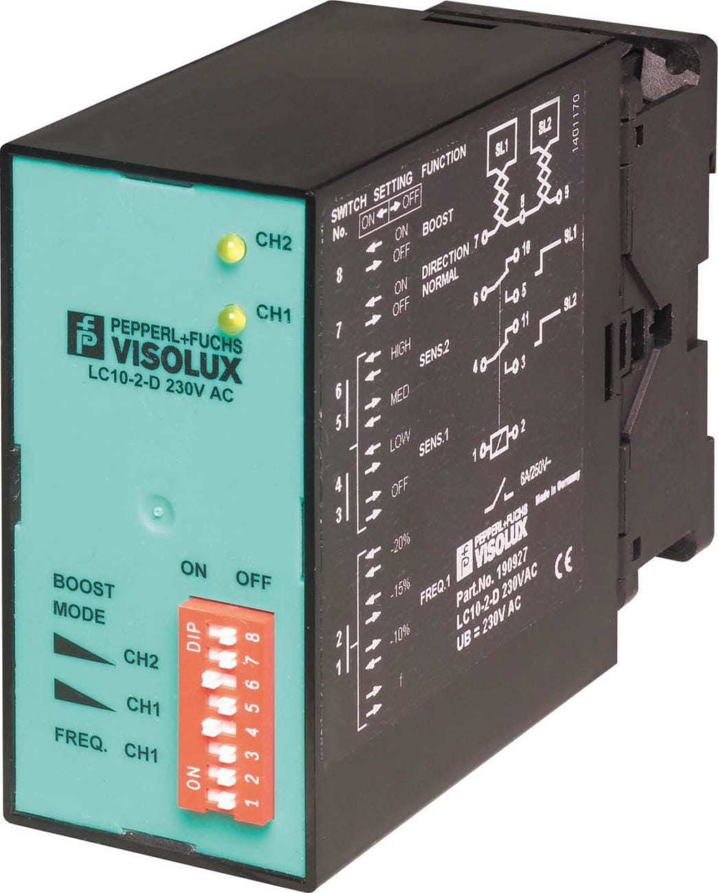 PEPPERL FUCHS - DETECTOR DE LAZO LC10-2-D 190927 230V AC.
