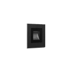 LEDS-C4 - Empotrable de pared IP65 Click LED 1.4 blanco cálido 3000K ON-OFF 31lm negro