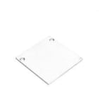 TSL - Tapa sin pasacable perfil relieve TSL-P46RD blanco