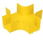 PANDUIT - FIBERRUNNER 4X4 4-WAY CROSS FITTING YL.