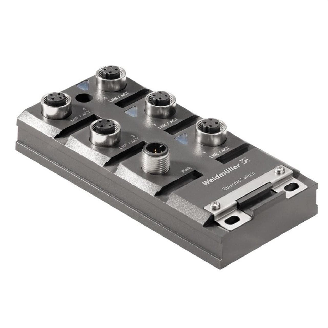 WEIDMULLER - Switch de red no gestionado IE-SW-IP67-5M12