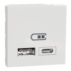 Schneider Electric - CARGADOR DOBLE USB 2,4 A UNICA POLAR