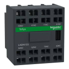 Schneider Electric - Bloque contacto auxiliar 1 NA/3 NC frontal resorte