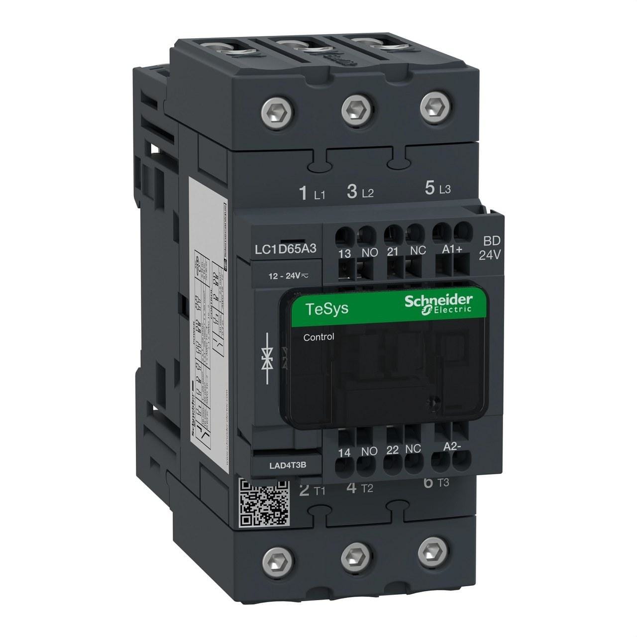 Schneider Electric - Contactor EVERLINK 3P AC3 440V 65A BD