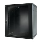 TELEVES - Rack bastidor 19" 15U-600x450 instalación pared/suelo puerta cristal templado y laterales accesibles