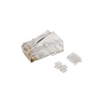 TELEVES - Conector RJ45 macho UTP Cat 6A para cables de datos