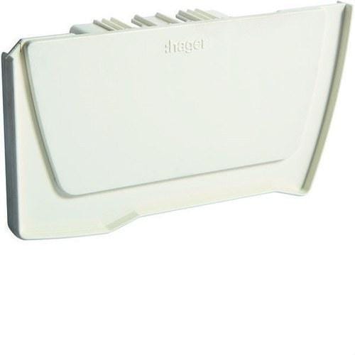 HAGER - Tapa final para canal GBD 50x100mm blanco RAL9016