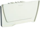 HAGER - Tapa final para canal GBD 50x100mm blanco RAL9016