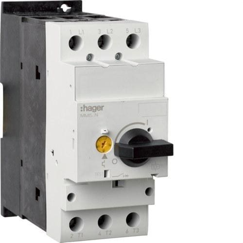 HAGER - Guardamotor 3P tamaño 2 regulable 10-16A