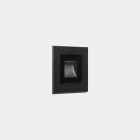 LEDS-C4 - Empotrable de pared IP65 Click LED 1.4 blanco cálido 2700K ON-OFF 31lm negro