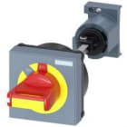 SIEMENS - MANDO GIRATORIO PARA MONTAJE EN PUERTA PARADA DE EMERGENCIA, TAMAÑO S00...S3 EJE DE 130 MM