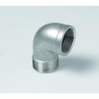 ATUSA - Codo 90° figura 92 M-H 2" acero inoxidable