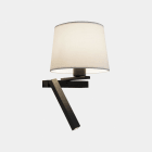 LEDS-C4 - Aplique HALL LED E27 2, 15W 2700K negro 150lm