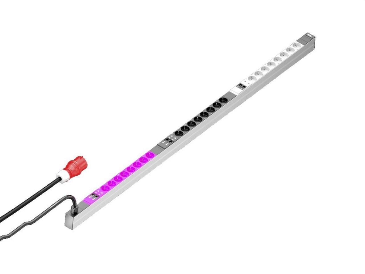 RITTAL - PDU BASIC 32A/3P CEE 24XCEE7/3 SCHUKO, 1 P.