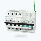 TOSCANO - Protector de sobretensión transitoria COMBI-MINI 4P25T15 15kA y permanente 400V AC IGA 4x25A 10kA