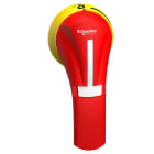 Schneider Electric - Maneta exterior frontal 100-400A IP65 roja