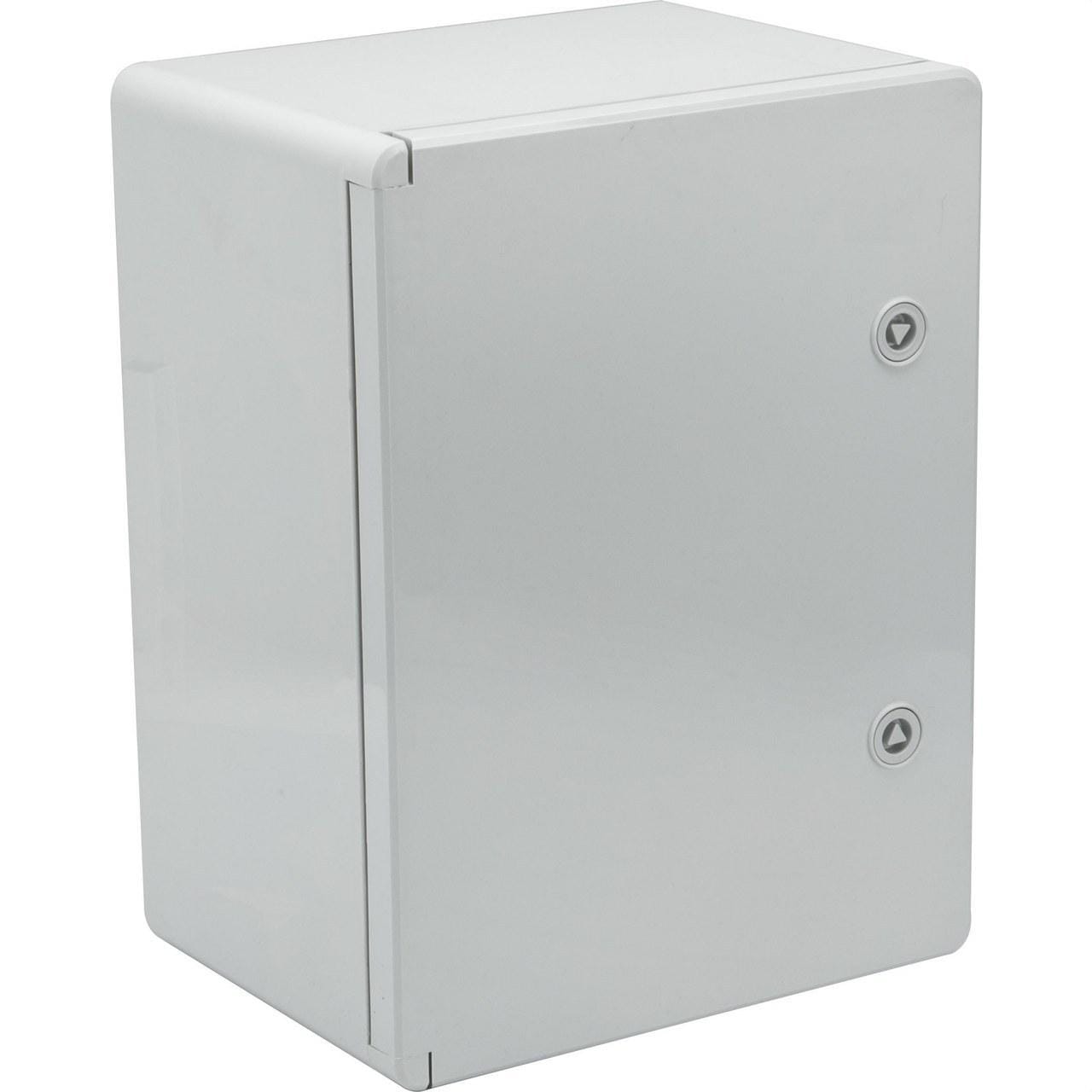 SOLERA - Armario estanco termoplástico puerta lisa 300x400x220mm con placa metálica