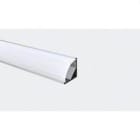 ILUTREK - Perfil angular 6.3mm aluminio 2m para tira LED
