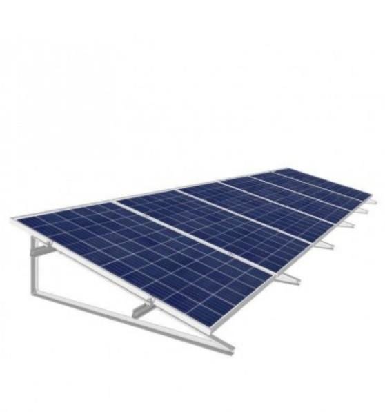 SOP SOLARES - KIT ESTRUCTURA 30Âº 5 PANEL BAST. ABIERTO TEJA/HORM