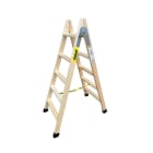 PLABELL - ESCALERA DE MADERA CON PELDAÑO ANCHO 5+5 A=139CM