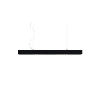 ARKOSLIGHT - Luminaria BLACK FOSTER suspendida 1200 38° 3000K negro-oro metalizado