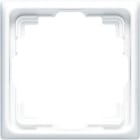 JUNG - Marco canal 1 elemento blanco alpino