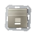 SIMON - Placa plana polvo para 1 RJ45
