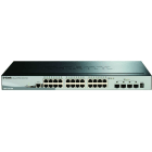 D-LINK - 24-PORT 10/100/1000MBPS GIGABIT STACKABLE SMART +