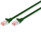 DIGITUS - CAT 6 S-FTP PATCH CORD, LSOH, CU AWG 27/7, LENGTH 5M, COLOR GREEN ·