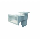 ASTRALPOOL - Skimmer 17,5l boca ampliable tapa cuadrada blanco