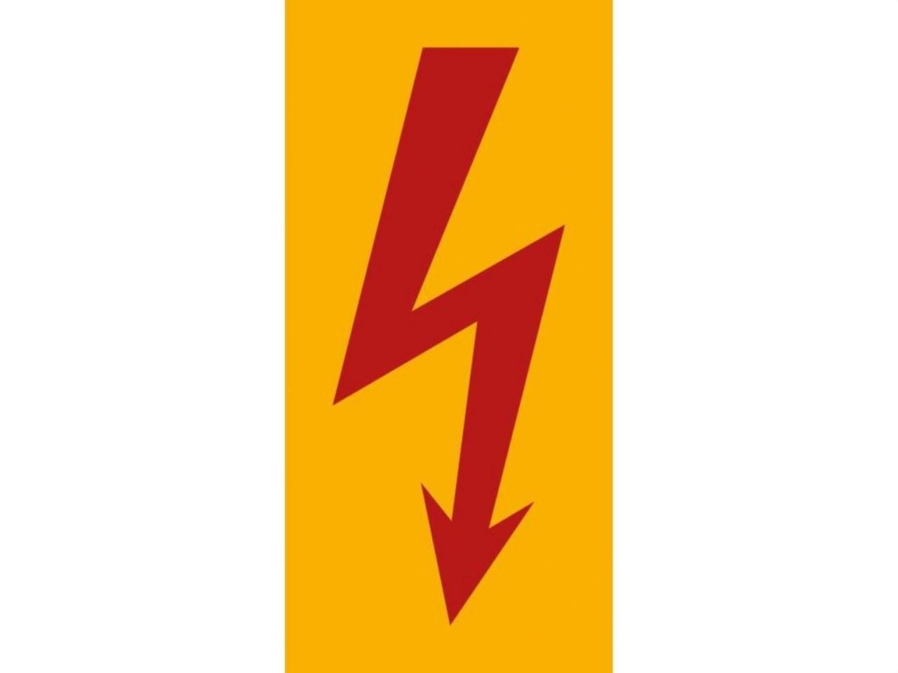 CEMBRE - Etiqueta de advertencia WS-HTP 204000-BULK tensión eléctrica 37x18mm