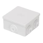 GEWISS - Caja de derivación con tapa baja a presión paredes con pasacables 960°C 80X80X40mm gris RAL7035 IP44